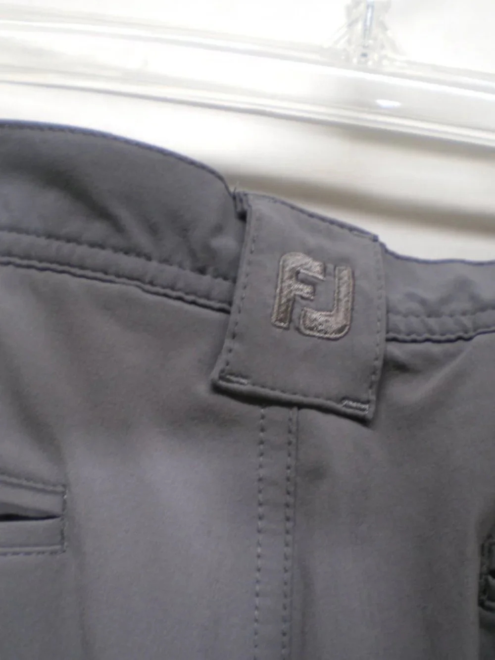 FootJoy Golf Shorts, Charcoal, Size 35 Waist